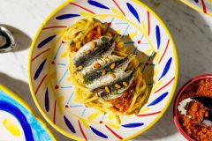 La pasta con le sarde di Ciccio Sultano (ph. Andrea Di Lorenzo)