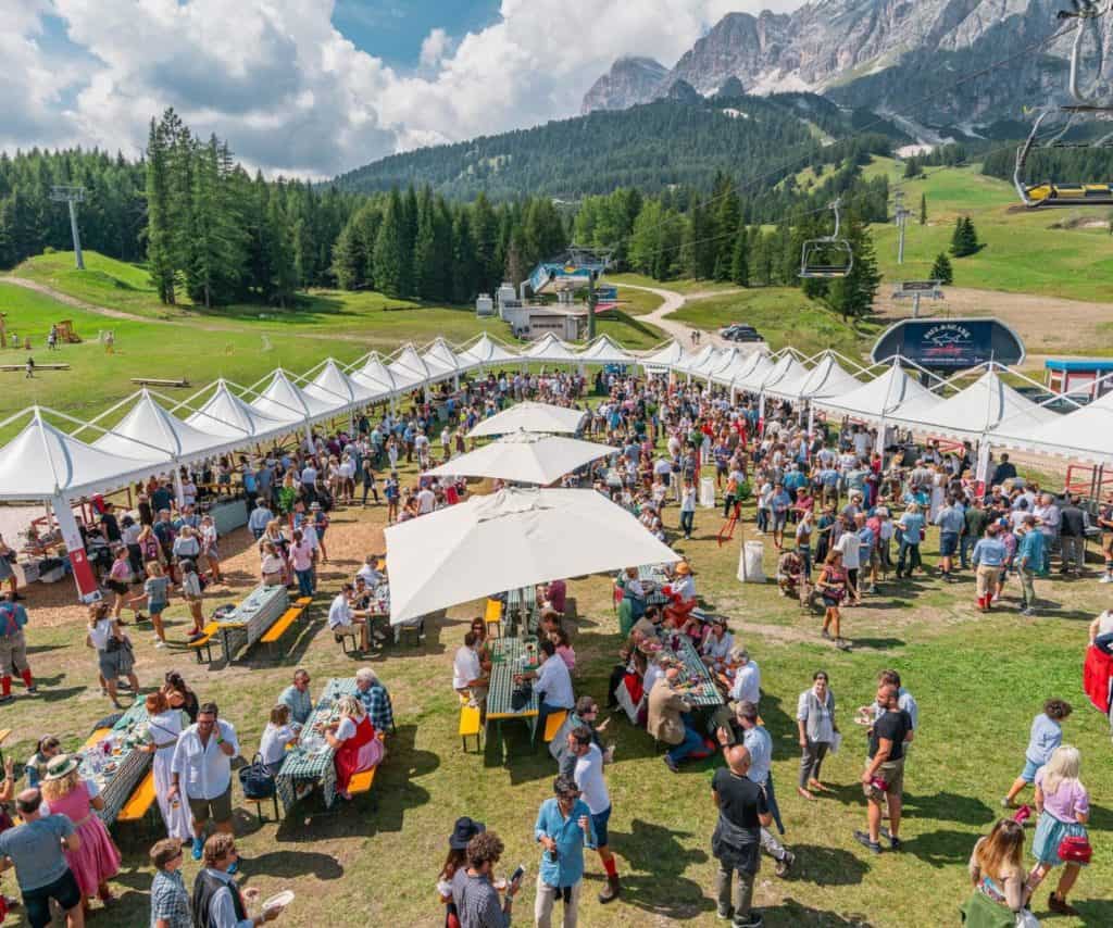 cortina-summer-party food and wine italia