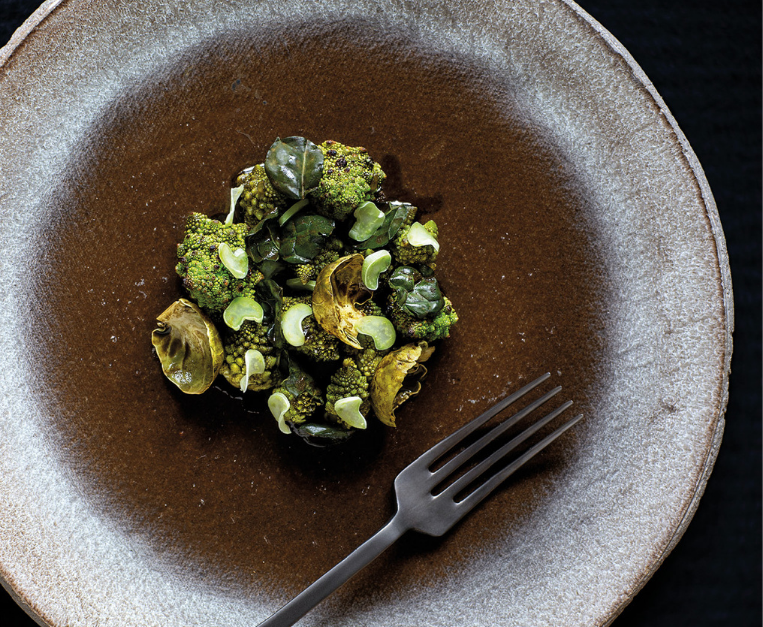 Insalata di cavolo romano, cavolo nero e cavolo cappuccio