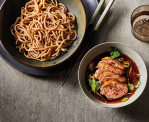 soba con anatra