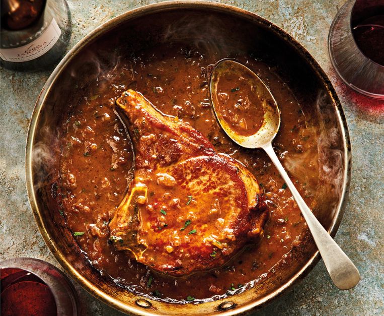 Braciole di maiale con salsa allo sherry
