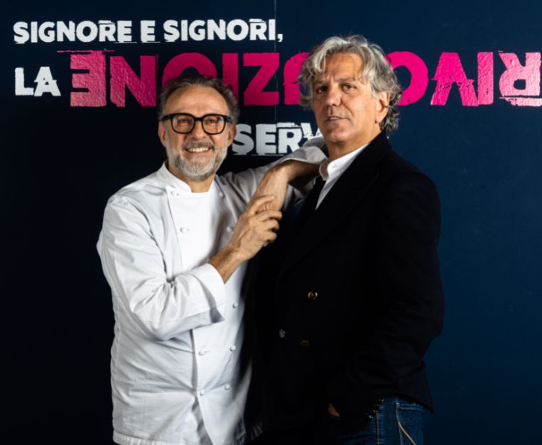 Massimo Bottura e Giorgio Locatelli