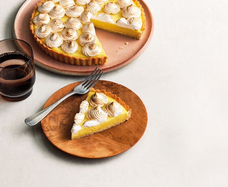 Crostata meringata con crema al limone