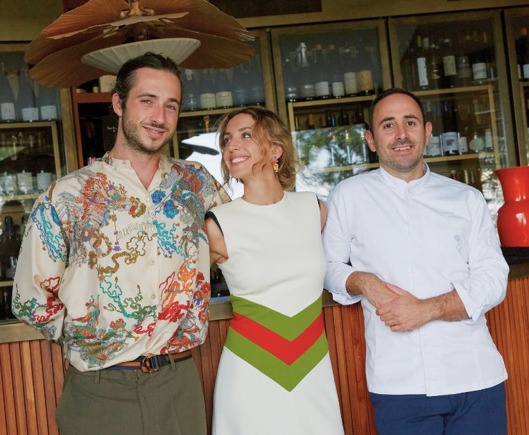 I proprietari e lo chef del ristorante Dalla Gioconda a Gabicce