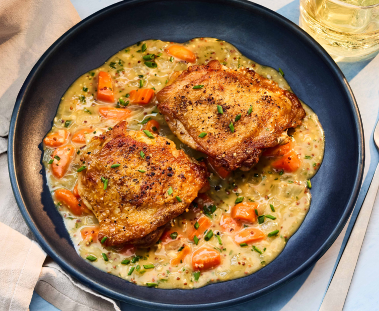 cosce-di-pollo-brasate-aceto-di-mele-ricetta