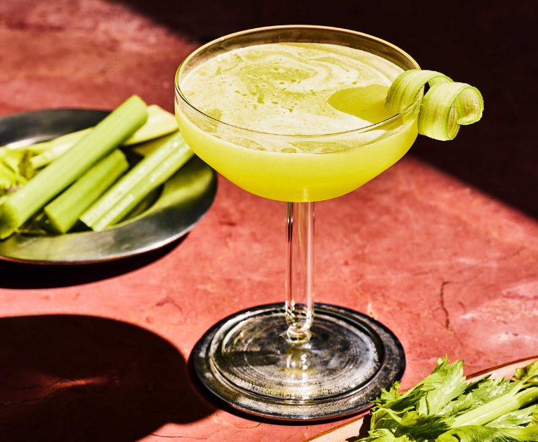 celery-mezcal-sour