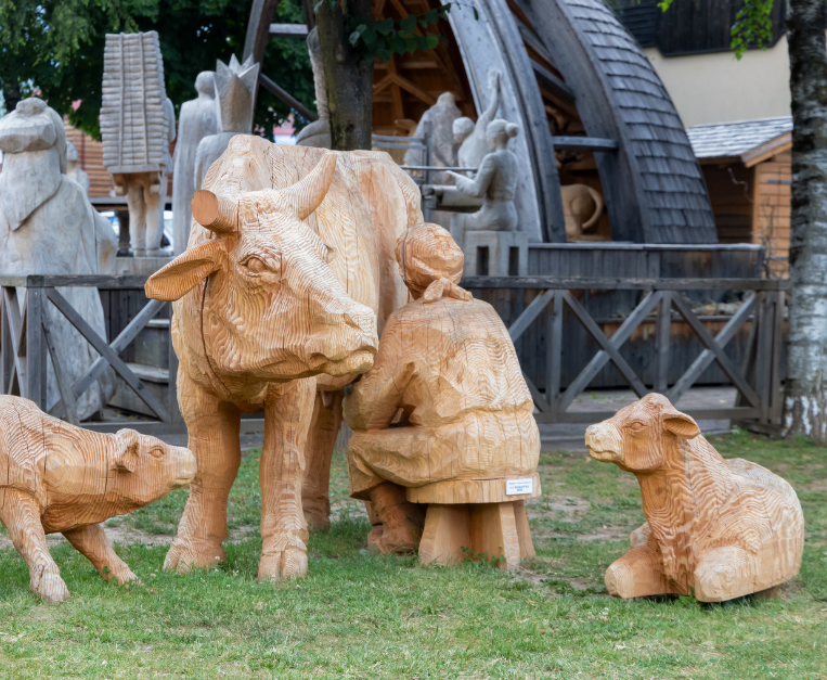 Presepe di legno