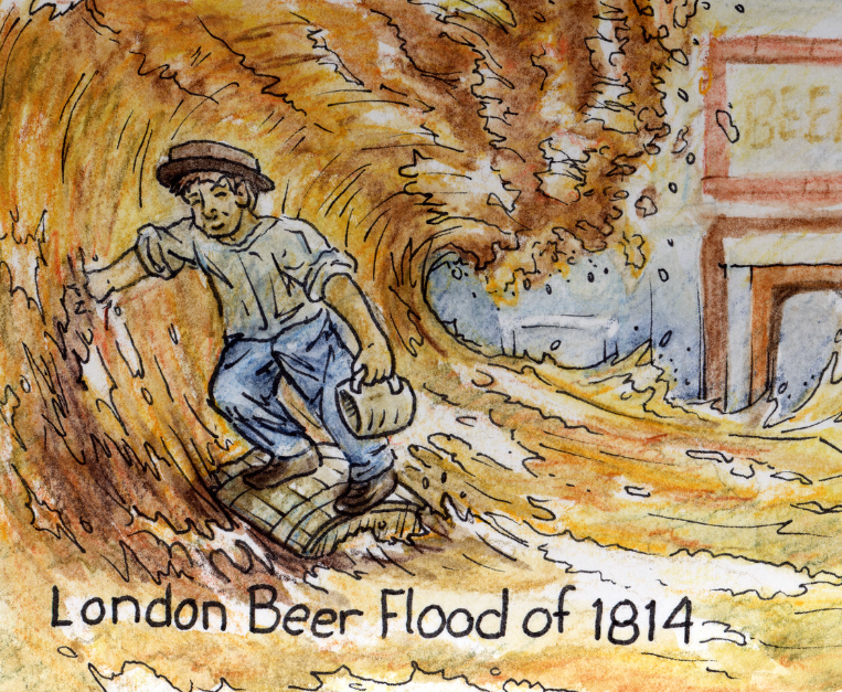 inondazione-birra-londra-1814-horse-shoe-brewery