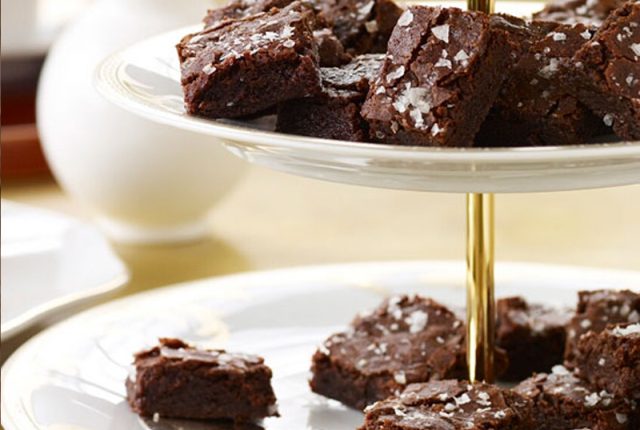 Brownies al cioccolato e sale Maldon (ph Tina Rupp)