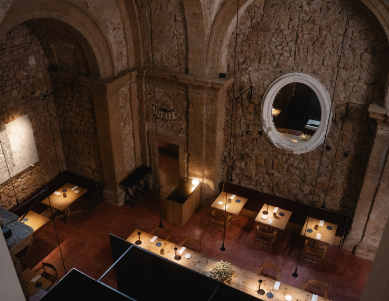 La sala di Coro a Orvieto