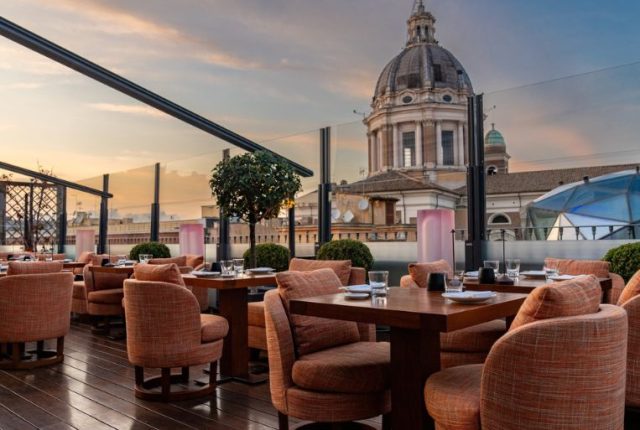 La terrazza di Zuma a Roma