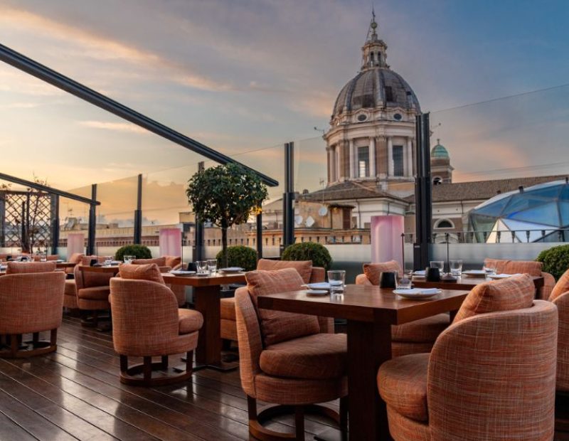 La terrazza di Zuma a Roma
