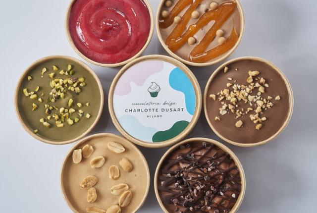 Il gelato della cioccolateria belga