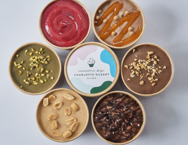 Il gelato della cioccolateria belga