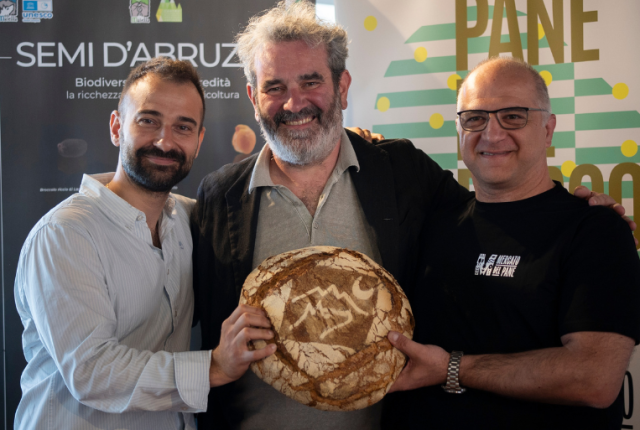 Pierpaolo De Felice co- founder Mercato del Pane, Davide Longoni presidente di gruppo Breaders e Luigi Morsella co-founder Mercato del Pane