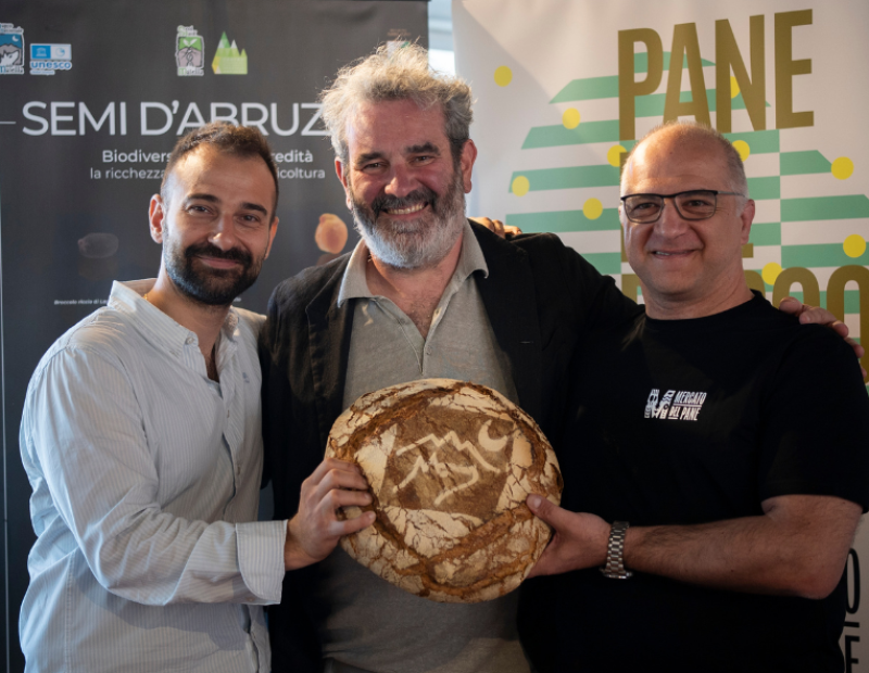 Pierpaolo De Felice co- founder Mercato del Pane, Davide Longoni presidente di gruppo Breaders e Luigi Morsella co-founder Mercato del Pane
