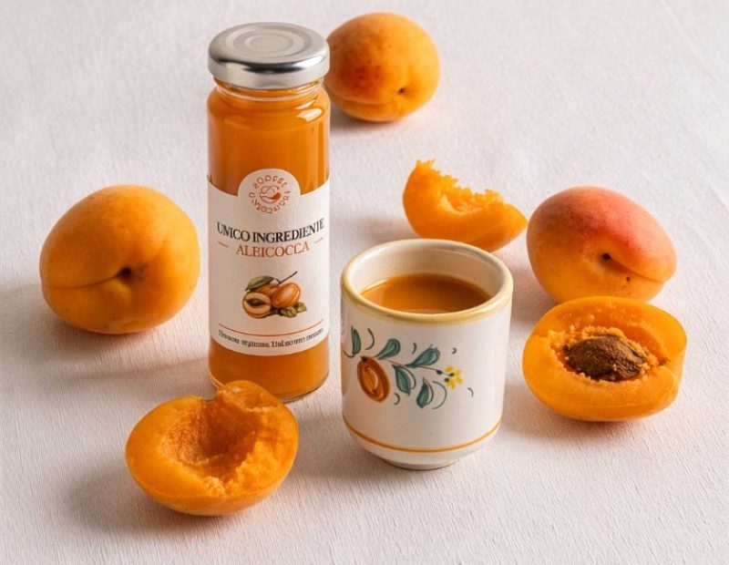 succo all'albicocca di Podere Francesco, azienda agricola abruzzese