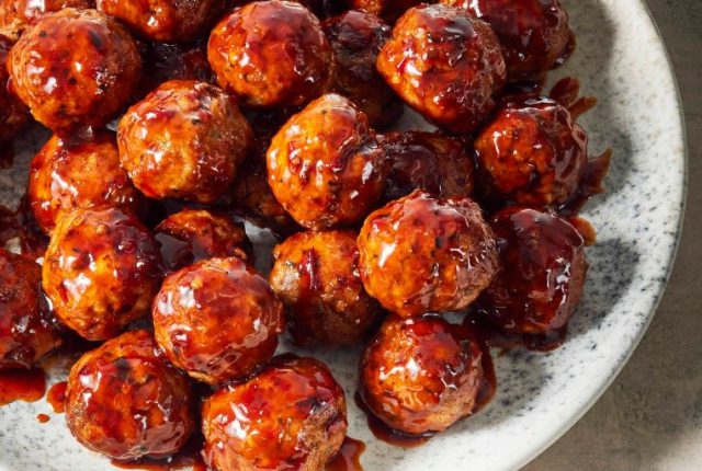 Bocconcini di carne dolci e piccanti