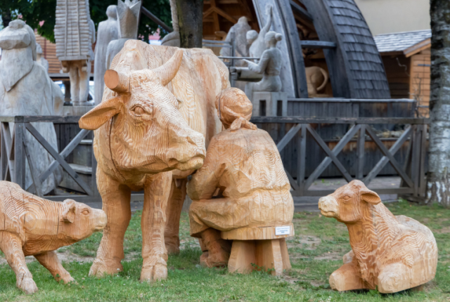 Presepe di legno