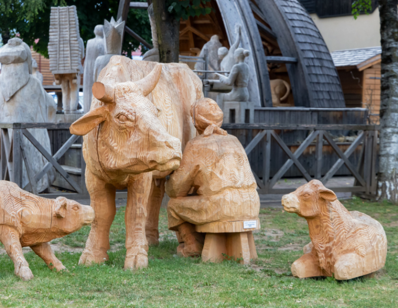 Presepe di legno