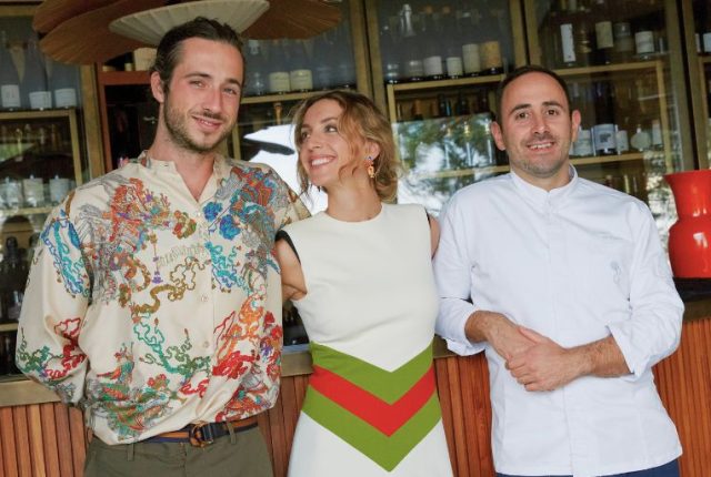 I proprietari e lo chef del ristorante Dalla Gioconda a Gabicce