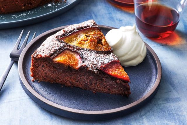 Torta fichi e cioccolato bianco