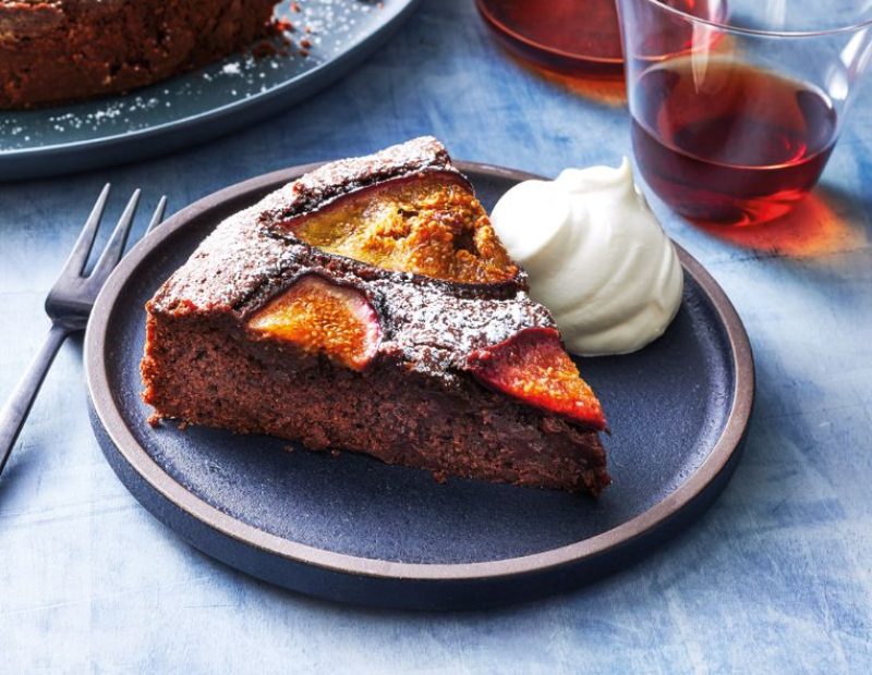 Torta fichi e cioccolato bianco