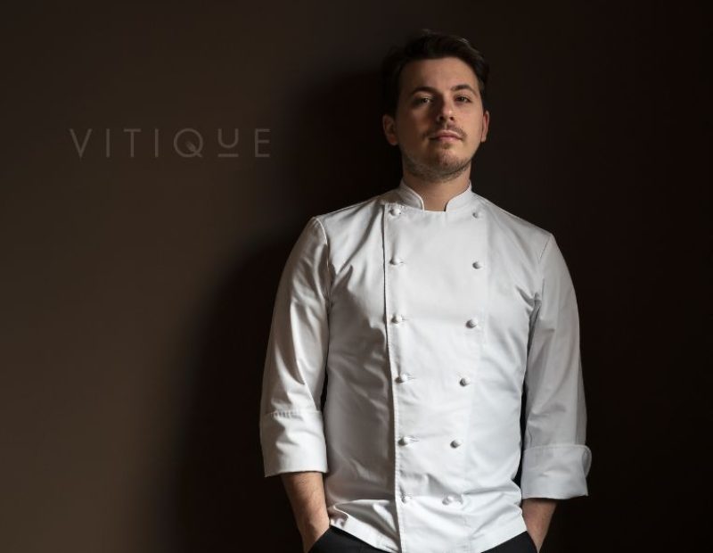 Antonio Guerra chef del ristorante Vitique