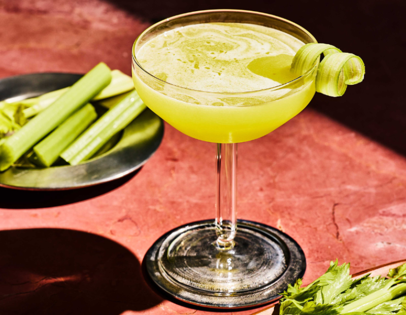 celery-mezcal-sour
