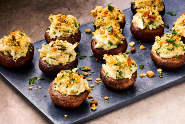 funghi-ripieni-di-granchio