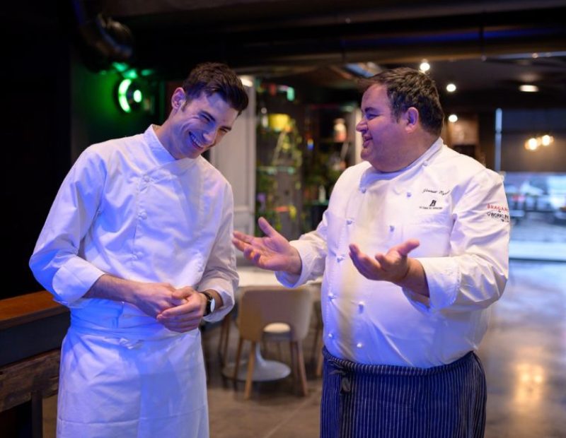 loe chef Federico Iasevoli con Gennaro Esposito