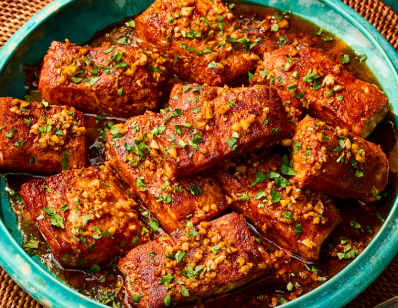 pesce-al-burro-aglio-e-paprika-affumicata