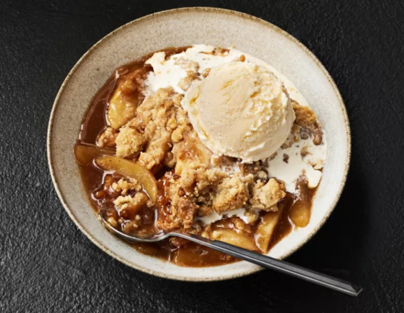 ricetta-del-crumble-al-burro-di-mele