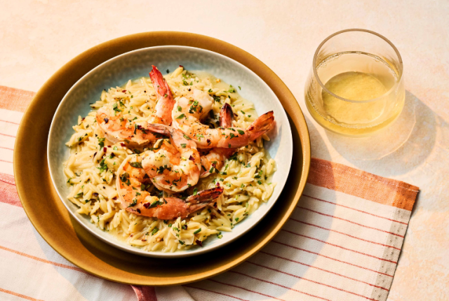 risoni-con-gamberi-limone-e-dragoncello